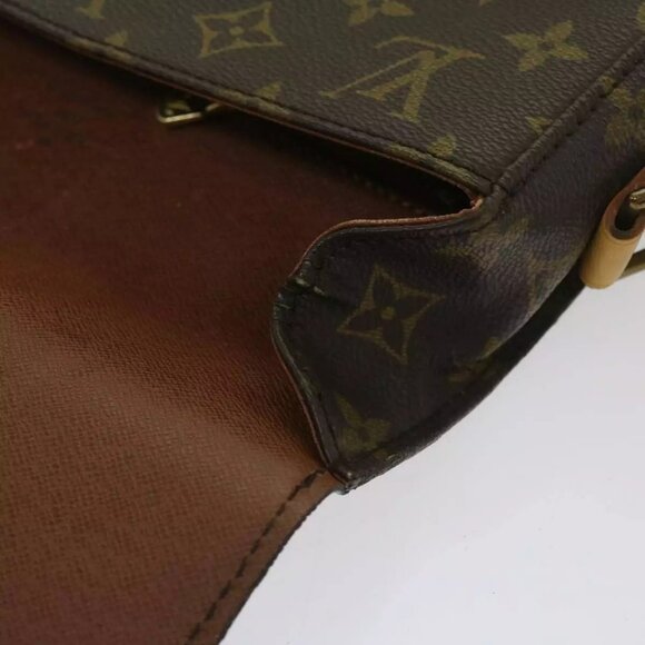 AUTHENTICITY GUARANTEED LOUIS VUITTON Monogram Saint Cloud GM Shoulder Bag - Picture 9 of 16